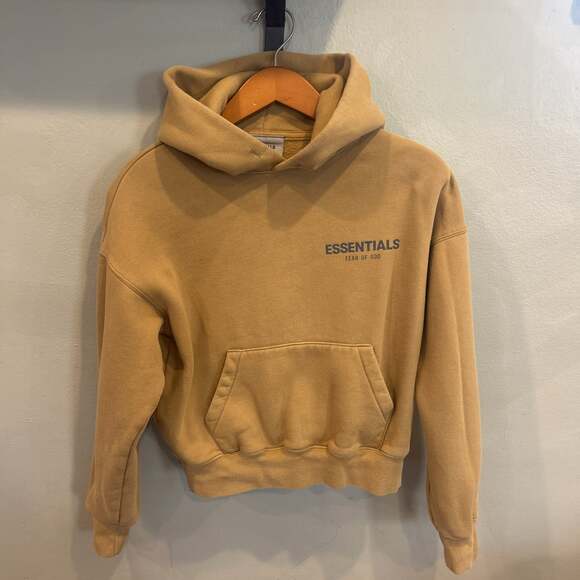 FEAR OF GOD ESSENTIALS Kids Pullover Hoodie 'Amber'